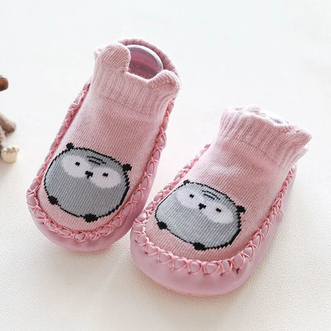Baby Socks Slippers with Rubber Soles