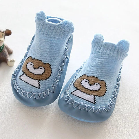 Baby Socks Slippers with Rubber Soles