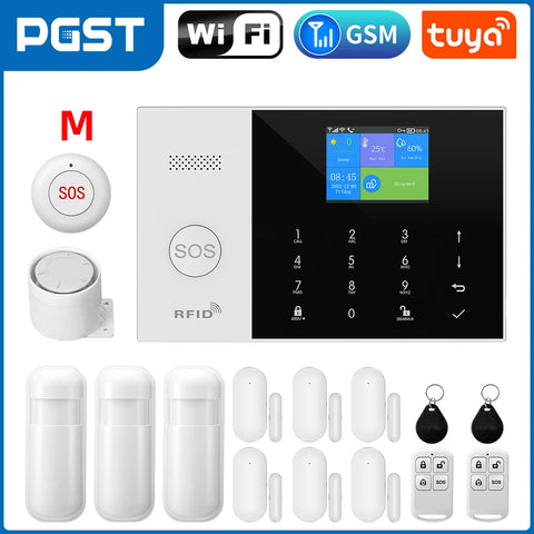 PGST Residential Tuya Smart GSM WiFi Alarm System