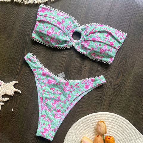 Para Praia Thong Bikini 2025 - 13 Colors Brazilian Bandeau Swimwear for Women