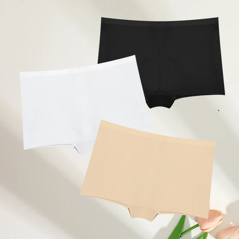 FINETOO 3pc Seamless Soft Boyshort Women's Panties