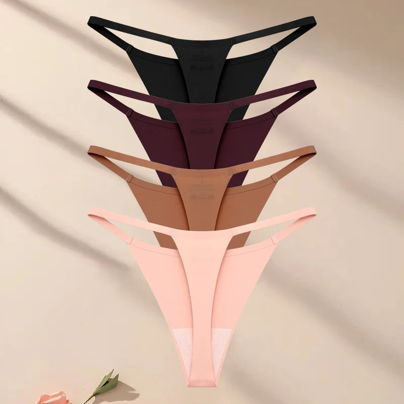 4Pcs Set Seamless Ultra-thin Underwear