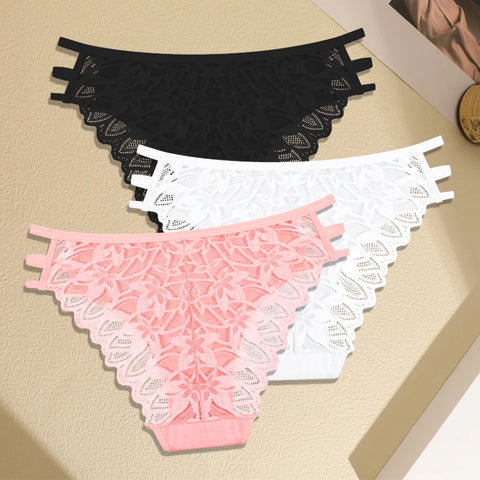 FINETOO 3-delige kanten slip voor dames