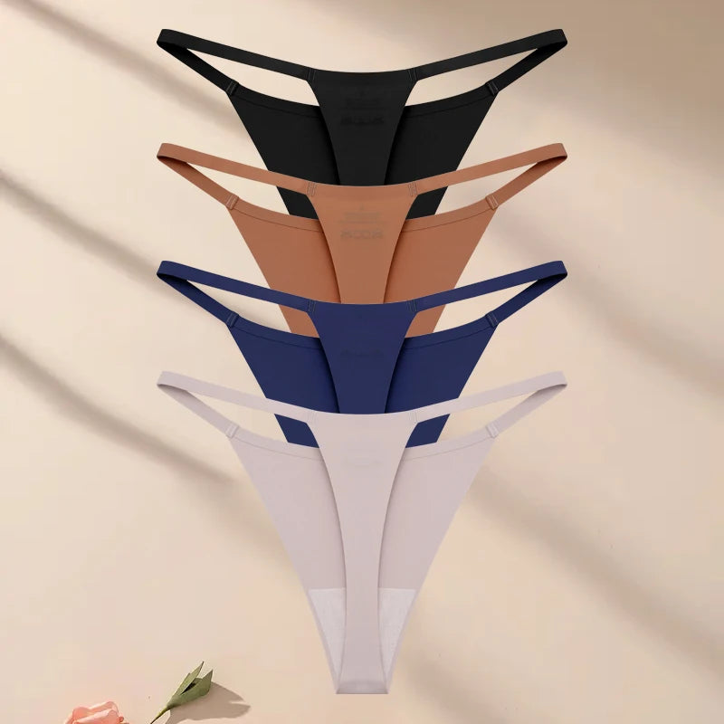 4Pcs Set Seamless Ultra-thin Underwear