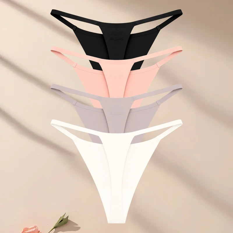 4Pcs Set Seamless Ultra-thin Underwear