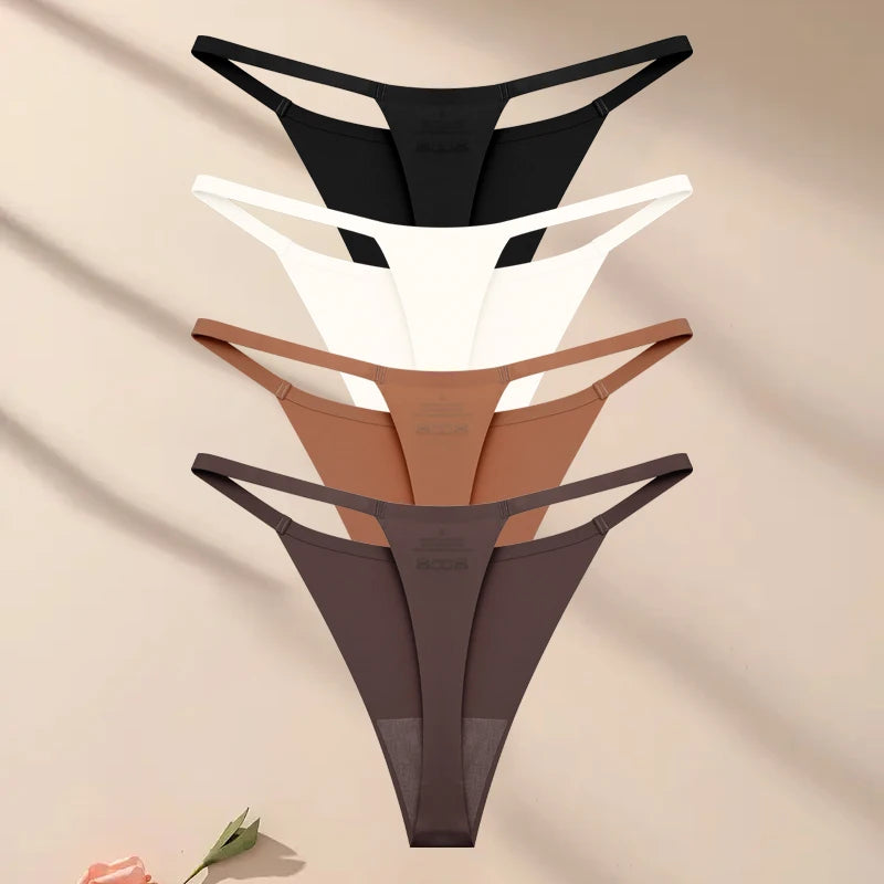 4Pcs Set Seamless Ultra-thin Underwear