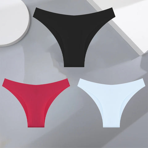 3 stuks ultradunne naadloze zijden onderkleding voor vrouwen