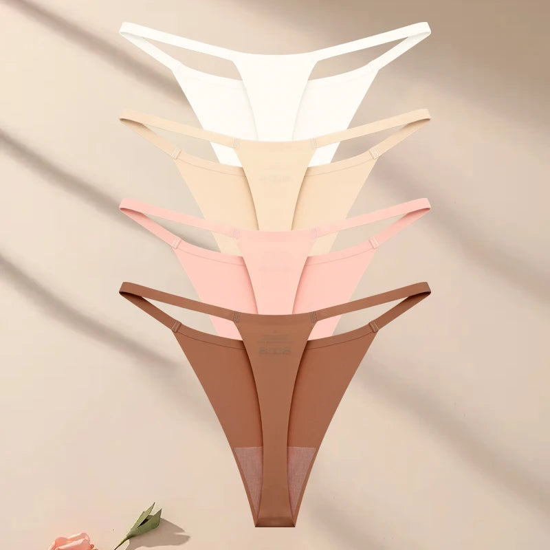 4Pcs Set Seamless Ultra-thin Underwear