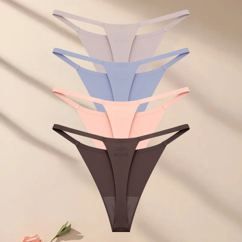 4Pcs Set Seamless Ultra-thin Underwear