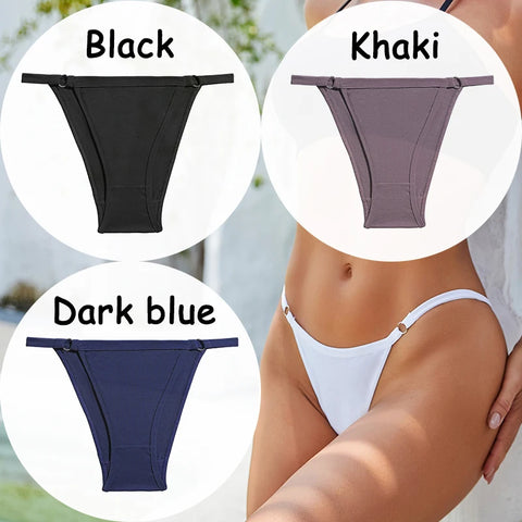 3PCS/Set Cotton Panties Women's Underwear - Soft, Sexy Low-Waist Briefs
