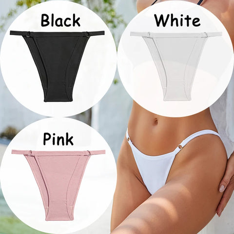 3PCS/Set Cotton Panties Women's Underwear - Soft, Sexy Low-Waist Briefs