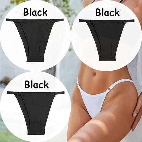 3PCS/Set Cotton Panties Women's Underwear - Soft, Sexy Low-Waist Briefs