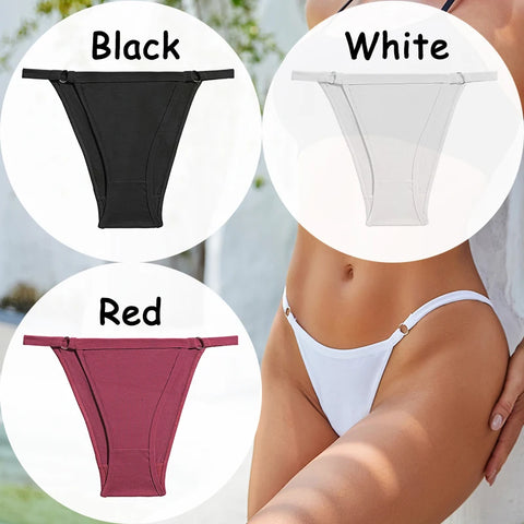3PCS/Set Cotton Panties Women's Underwear - Soft, Sexy Low-Waist Briefs