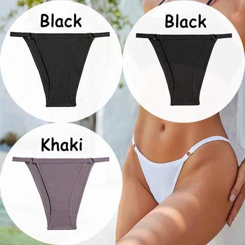 3PCS/Set Cotton Panties Women's Underwear - Soft, Sexy Low-Waist Briefs