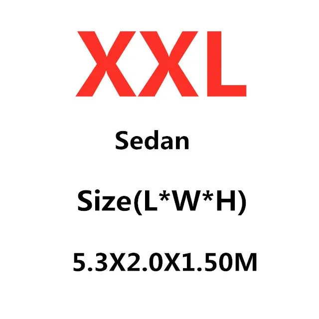 Universal Car Covers for Sedan and SUV - Sizes S/M/L/XL/XXL