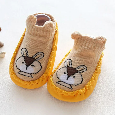 Baby Socks Slippers with Rubber Soles