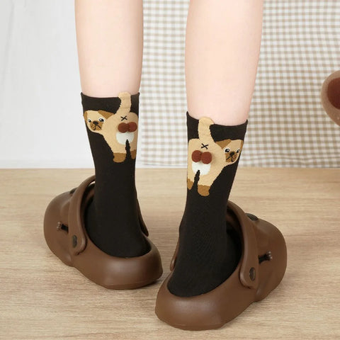 Unisex Three-Dimensional Dog Egg Socks - A Unique Gift for Dog Lovers