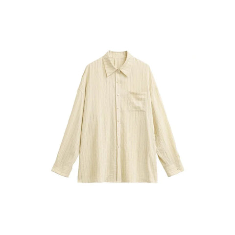 CHIC VEN Women Dress Sets - Stripe Shirt & Loose Casual Dress
