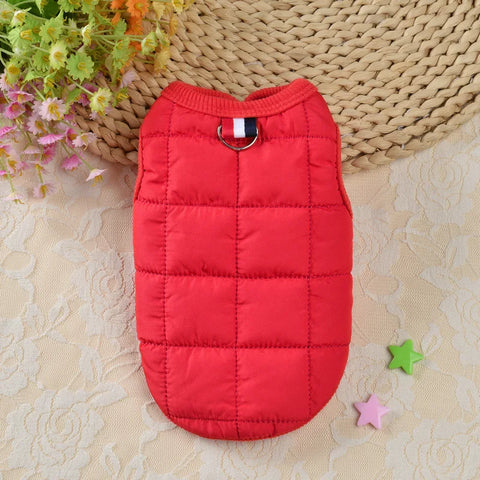 Winter Warm Dog Coat Jacket for Small Dogs - Windproof Padded Pet Clothing