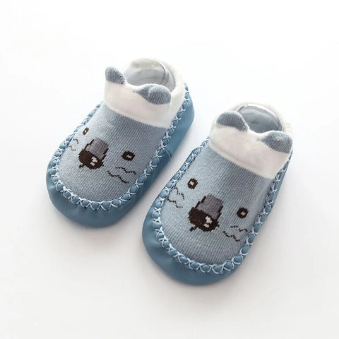 Baby Socks Slippers with Rubber Soles