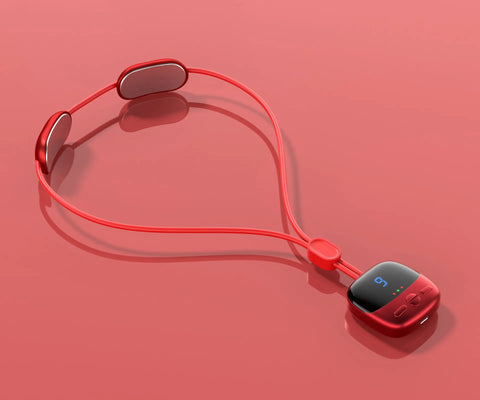 Mini Smart Hanging Neck Shoulder Massager with Hot Compress - Portable Cervical Spine Relief