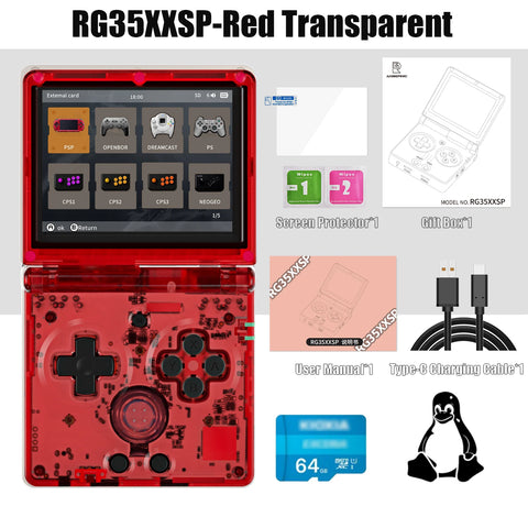 ANBERNIC RG35XXSP Flip Handheld Game Console