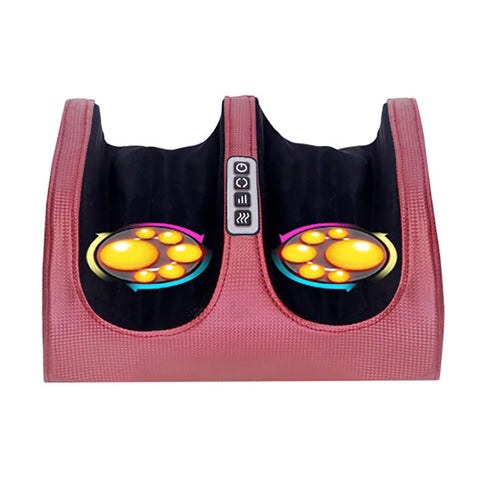 Electric Foot Massager with Heating Therapy - Shiatsu Kneading Roller for Relaxation and Pain Relief