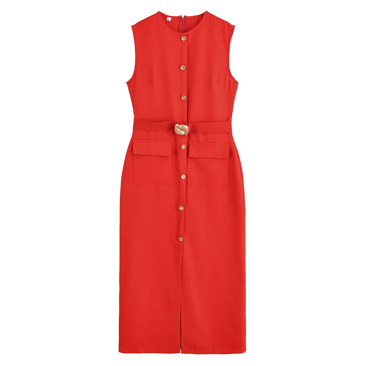 MUJER 2025 Women’s Black Office Long Dress