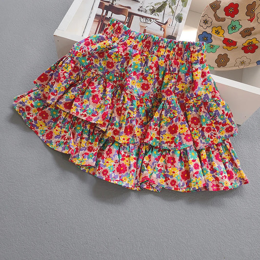 Cute Baby Girls Ruffled Cake Skirts for Summer