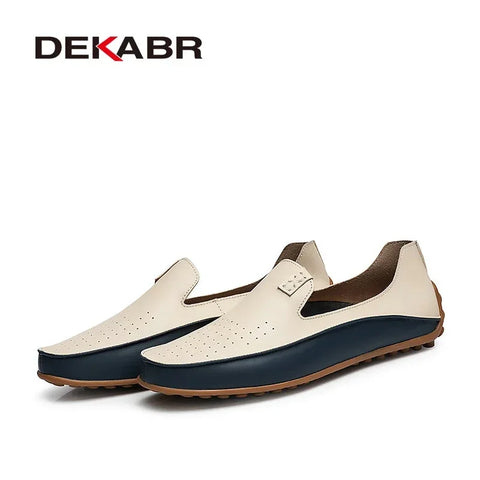 DEKABR Heren Casual Loafers van Echt Leer