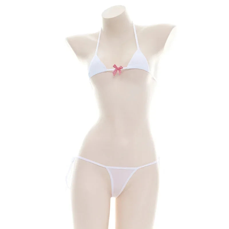 Sexy Three Point Lingerie Bikini Set
