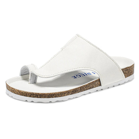 Slippers met kurken voetbed - Antislip zomersandalen
