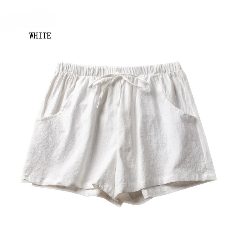 ITOOLIN Women's Casual Linen Workout Shorts