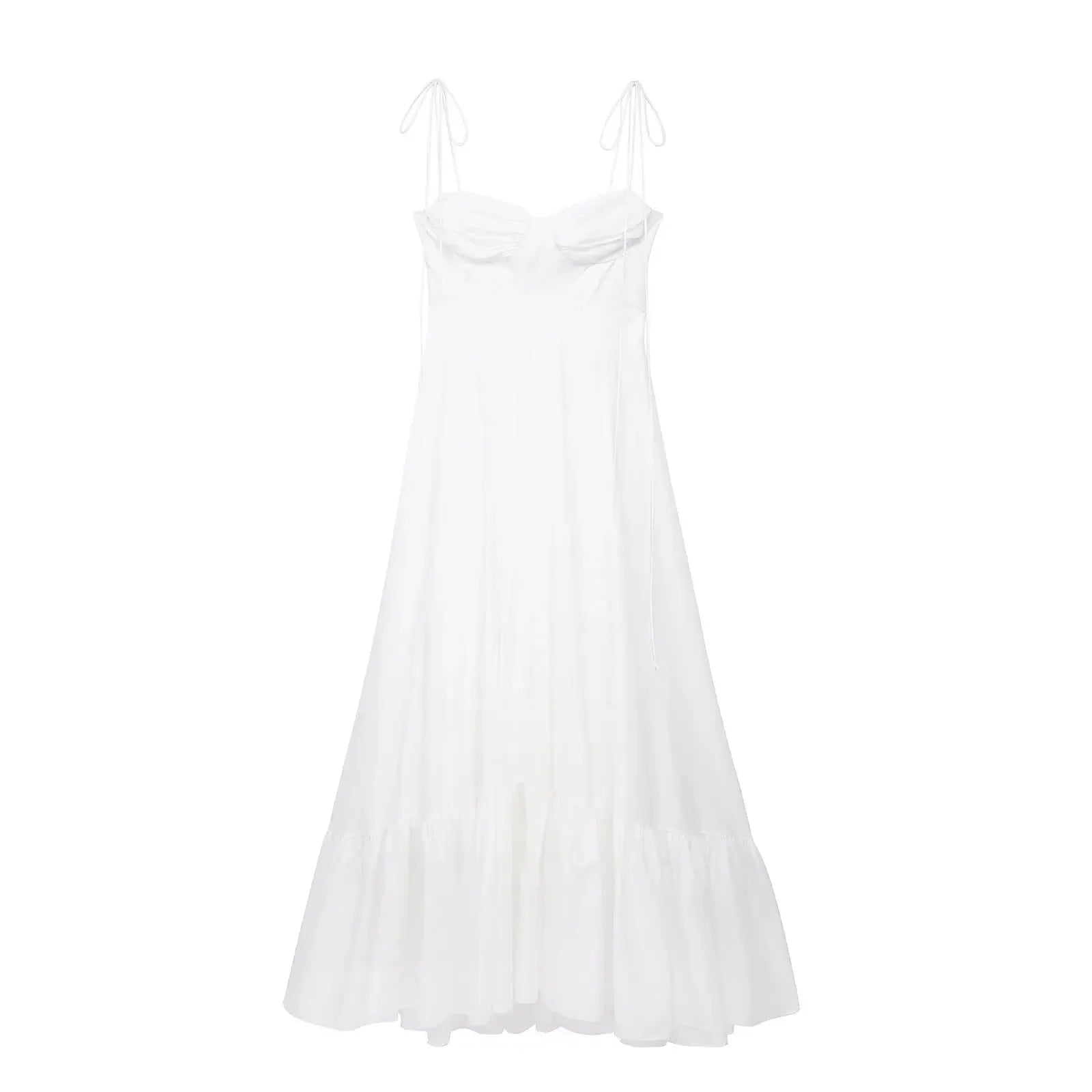 TFMLN Elegant Women's Tiered Long Dress