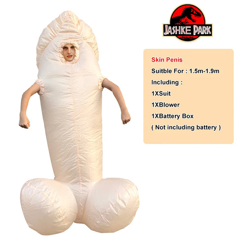 Inflatable Penis Costume for Adults - Fun & Sexy Jumpsuit