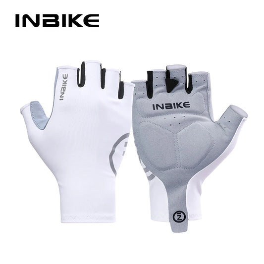 INBIKE Women's Summer Cycling Gloves - Padded Half-Finger MTB & Road Bike Accessories