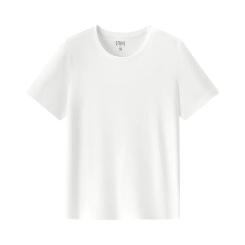 Semir dames T-shirt met korte mouwen en vochtafvoerend effect 