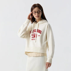 Semir Women's Short Style Printed Hoodie