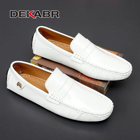 DEKABR Herren Freizeit-Slip-On-Schuhe 