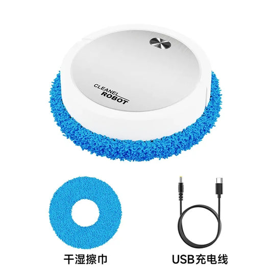 Electric Floor Mopping Robot - Silent Scrubber for Smart Homes