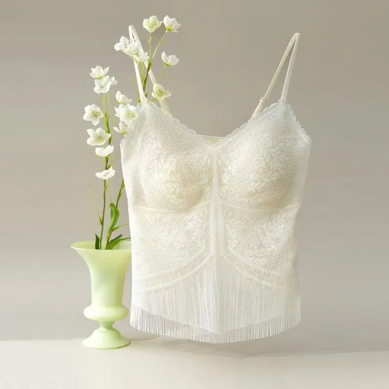 SUJIIN Sexy Lace Camisole Tank Tops for Women