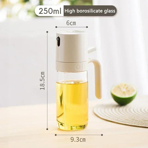 250 ml oliesprayfles van hoog borosilicaatglas voor koken en bakken 