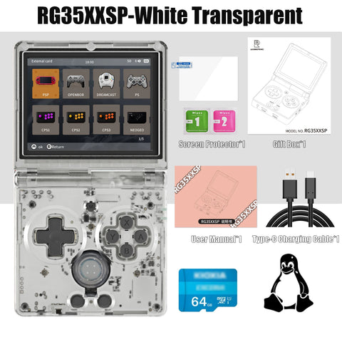 ANBERNIC RG35XXSP Flip Handheld Game Console