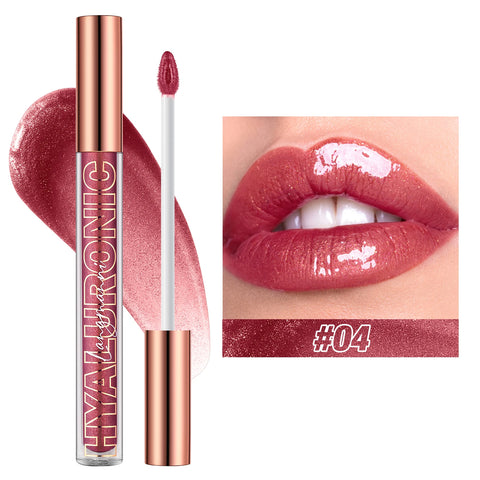 Hyaluronic Acid Lip Gloss - 8-Color Shimmering Lip Tint