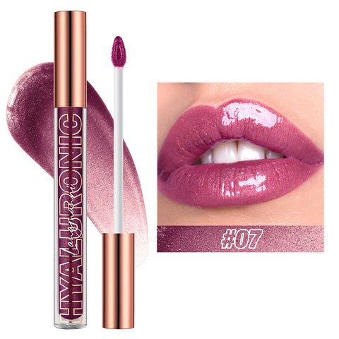 Hyaluronic Acid Lip Gloss - 8-Color Shimmering Lip Tint