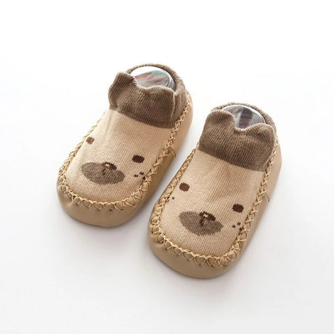 Baby Socks Slippers with Rubber Soles
