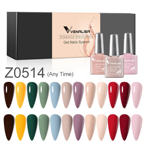 Venalisa Nude Color Elegance Gel Nagellak Kit