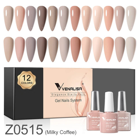 Venalisa Nude Color Elegance Gel Nagellak Kit