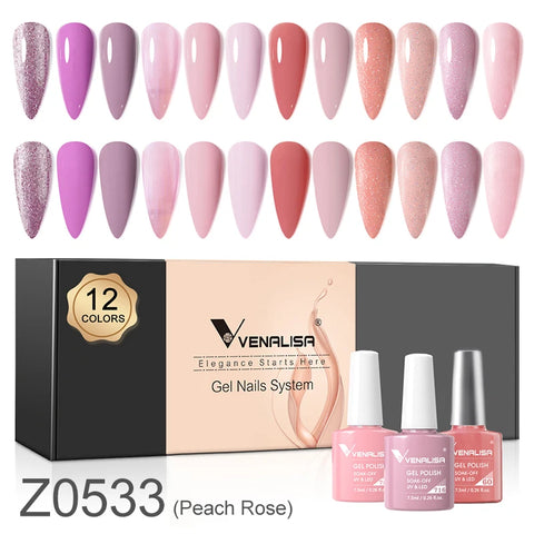 Venalisa Nude Color Elegance Gel Nagellak Kit