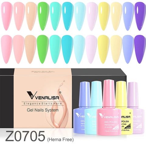 Venalisa Nude Color Elegance Gel Nagellak Kit